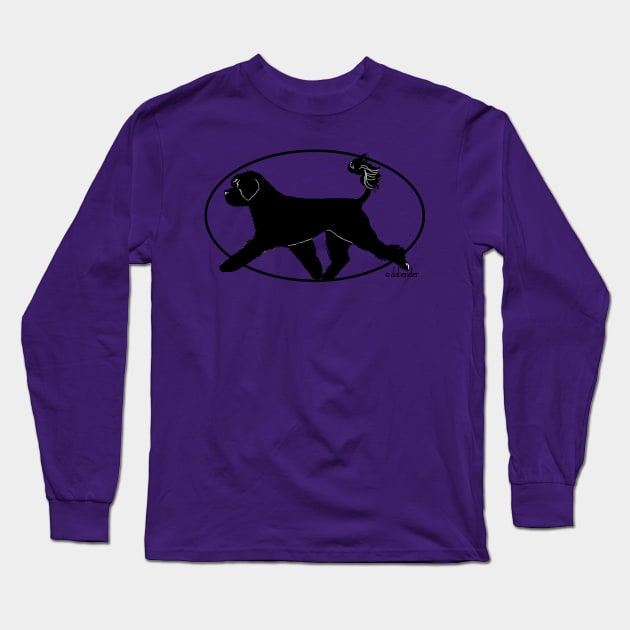 Portuguese Water Dog Retriever Long Sleeve T-Shirt by avondalealley